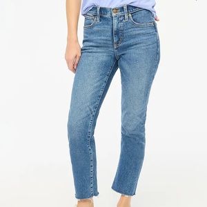 J crew Petite essential straight jean in all-day stretch *petite*